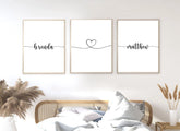 Custom SET OF 3 Frames